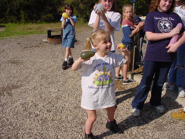 Making water balloons Brooke, Paige, Kaitlyn, Kara and Stephanie.JPG